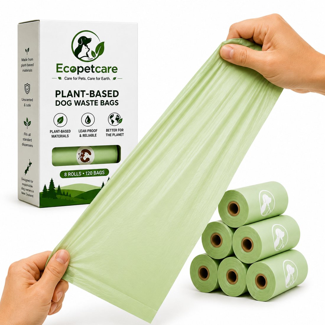 Plant-based dog poop bags NZ helping reduce plastic waste in New Zealand